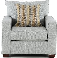 Contemporary Sky Gray Chair - Gavin-2