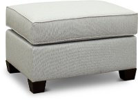 Contemporary Sky Gray Ottoman - Gavin