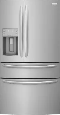 FG4H2272UF Frigidaire Gallery 21.8 cu ft French Door Refrigerator - Counter Depth Stainless Steel
