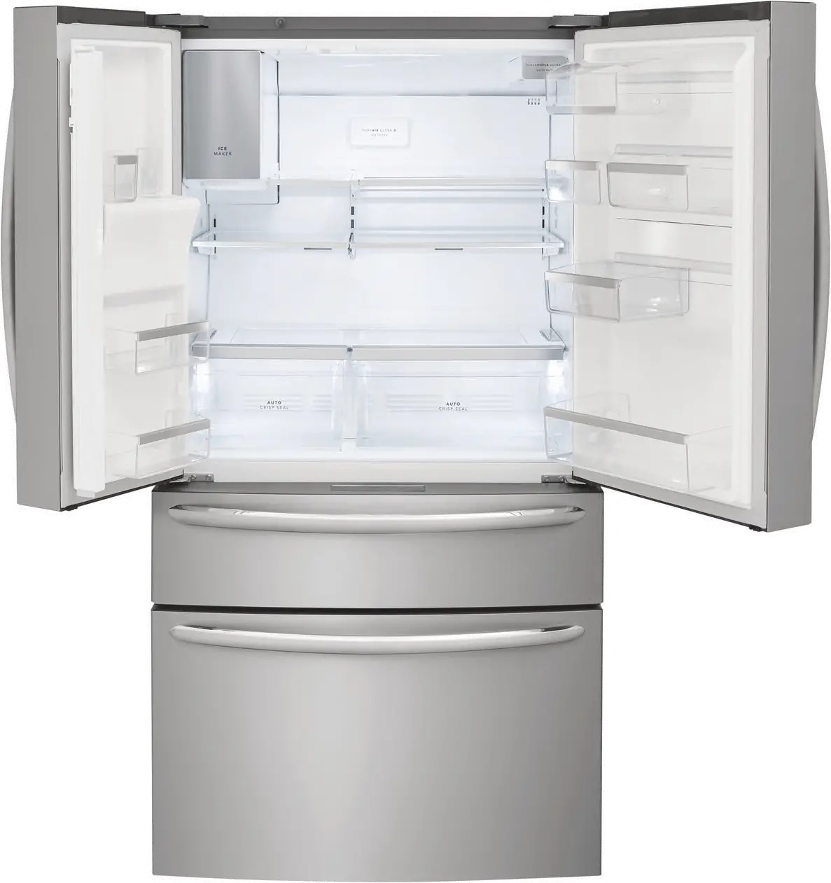 FG4H2272UF Frigidaire Gallery 21.8 cu ft French Door Refrigerator - Counter Depth Stainless Steel-2