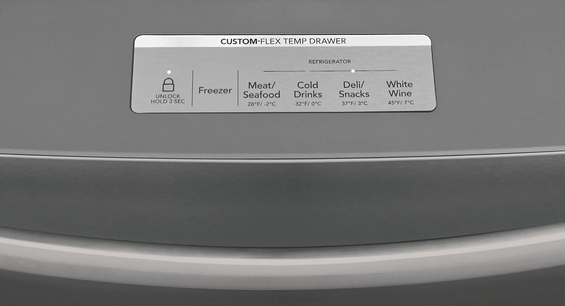 FG4H2272UF Frigidaire Gallery 21.8 cu ft French Door Refrigerator - Counter Depth Stainless Steel-4