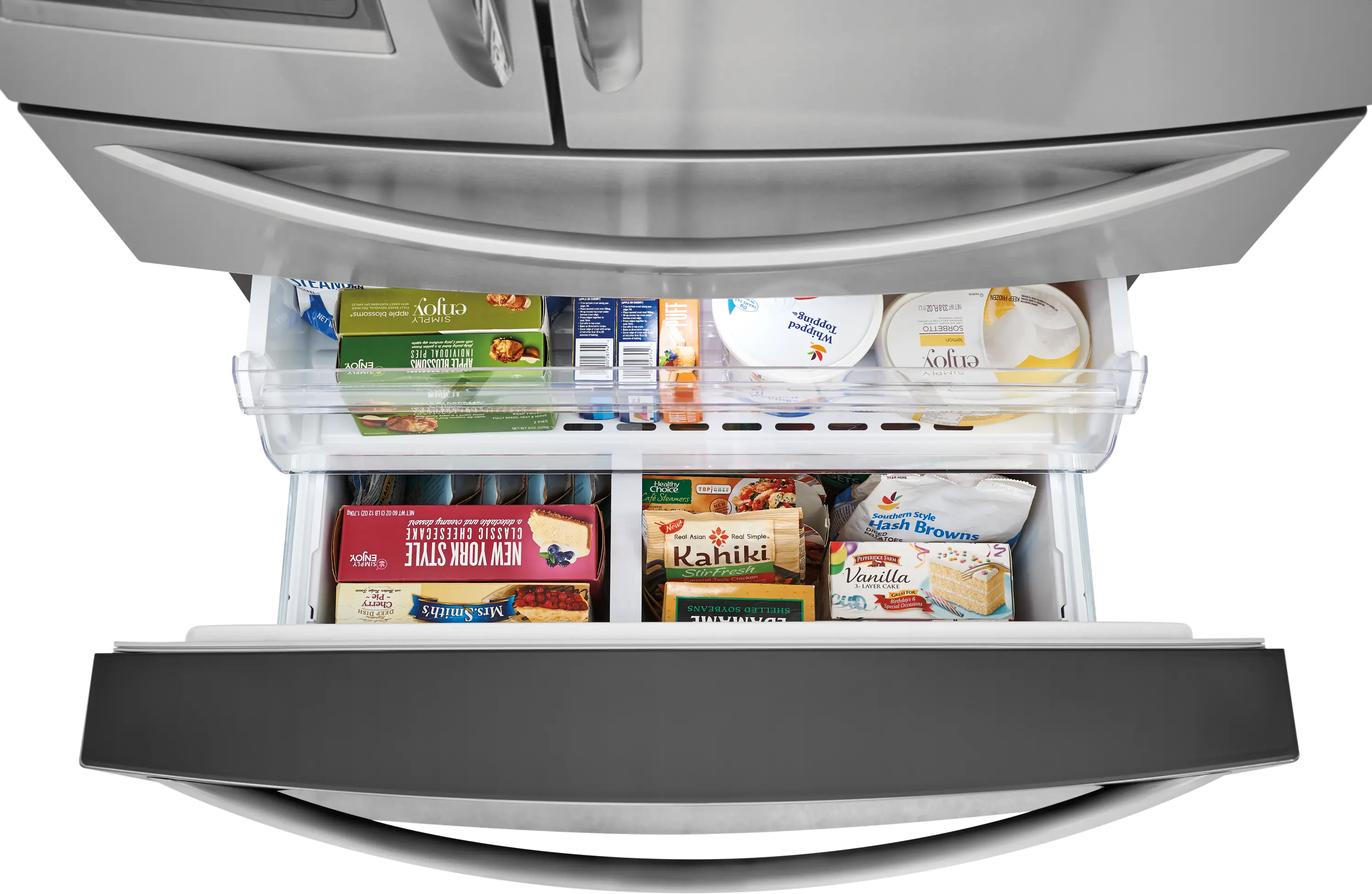 FG4H2272UF Frigidaire Gallery 21.8 cu ft French Door Refrigerator - Counter Depth Stainless Steel-5