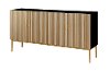 Metallic Multicolored Dining Room Sideboard - Metallic