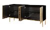 Metallic Multicolored Dining Room Sideboard - Metallic-5