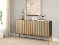 Metallic Multicolored Dining Room Sideboard - Metallic-6