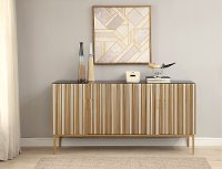 Metallic Multicolored Dining Room Sideboard - Metallic-7