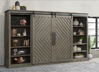 Rustic Acadia 3 Piece Entertainment Center - Crestwood