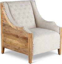 Traditional Cream Accent Chair - Sulllinger