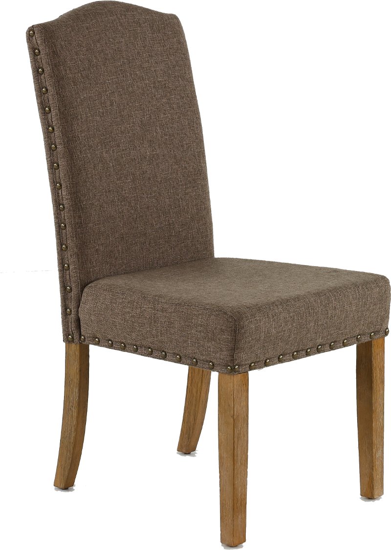 Gray Upholstered Dining Room Chair Bridgend Rc Willey Furniture Store