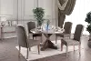 Clearance Bridgend Brown Round 5 Piece Dining Set