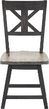 Sand and Black Swivel Dining Room Chair - Orlando