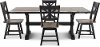 Farmhouse Sand and Black 5 Piece Dining Set - Orlando