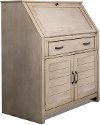 6413-790 Traditional Eggshell White Drop Lid Home Home Office Desk - Villa