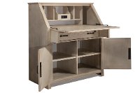 6413-790 Traditional Eggshell White Drop Lid Home Home Office Desk - Villa-3
