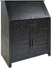 6415-790 Traditional Drop Lid Home Home Office Desk - Distressed Black