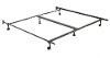 460098 Black Steel Universal Bed Frame