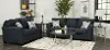Wall St. Navy Blue 7 Piece Living Room Set