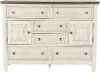 Classic Country Antique White Dresser - Heartland