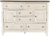 Heartland Antique White Oversized Dresser