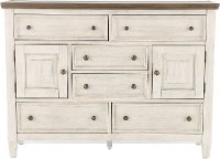 Heartland Classic Country Antique White Chesser-1