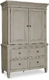 Heartland Antique White Armoire
