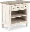 Heartland Classic Country Antique White Nightstand