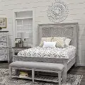 824-BED6/6 Heartland Antique White King Bed