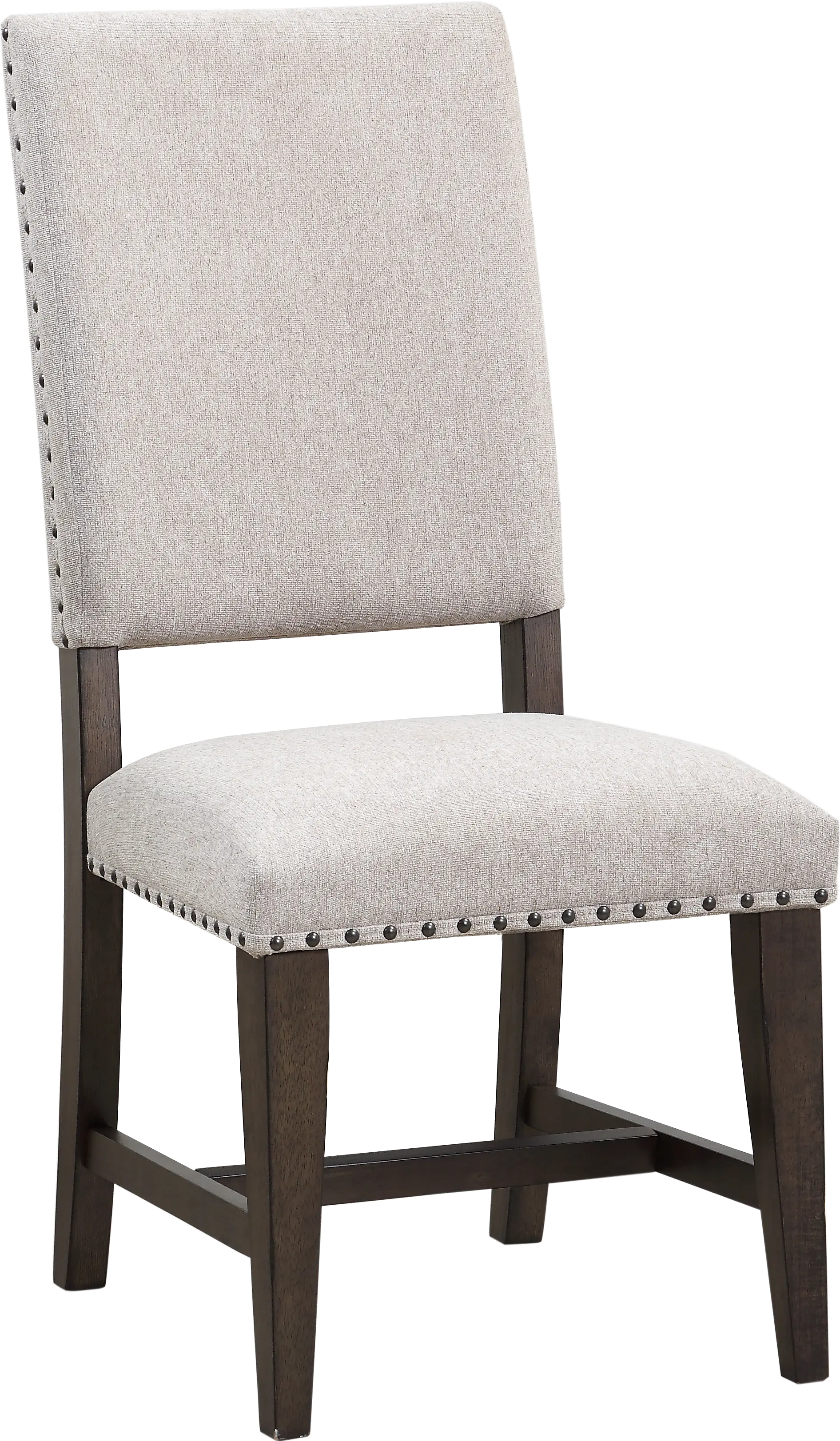 Gray/Brown and Beige Upholstered Dining Chair - Revolution-1