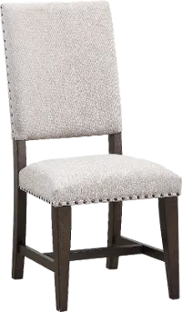 Gray/Brown and Beige Upholstered Dining Chair - Revolution