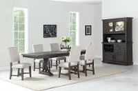 Industrial Gray Brown 7 Piece Dining Set - Revolution