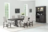 Industrial Gray Brown 7 Piece Dining Set - Revolution
