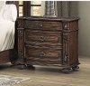 Clearance Traditional Hazelnut Brown Nightstand - Tuscany Pointe