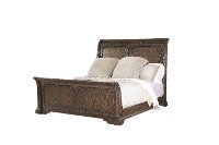 Traditional Brown King Sleigh Bed - Tuscany Pointe-2