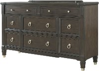 Traditional Walnut Brown Dresser - Valley View