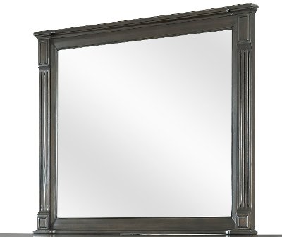 Traditional Walnut Brown Mirror - Valley View
