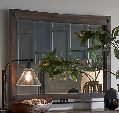 Classic Gray Mirror - Mount Holly