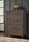 Classic Gray Chest of Drawers - Mount Holly