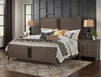 Classic Gray Queen Bed - Mount Holly