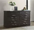 Waterfront Espresso Brown Dresser