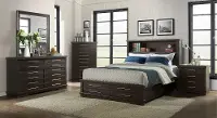 Waterfront Brown 4 Piece Queen Bedroom Set