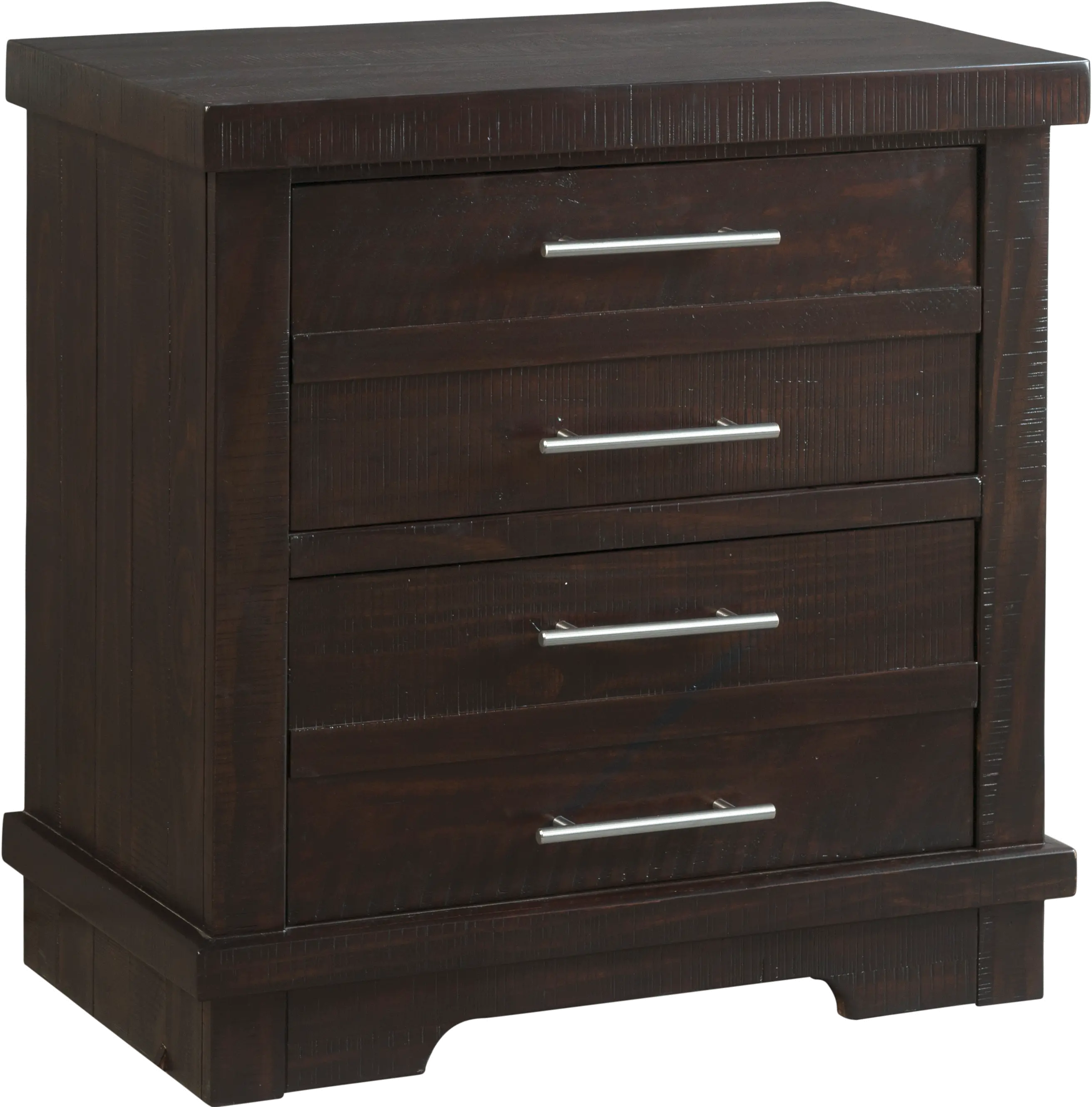 Waterfront Espresso Brown Nightstand-1