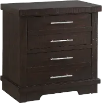 Waterfront Espresso Brown Nightstand