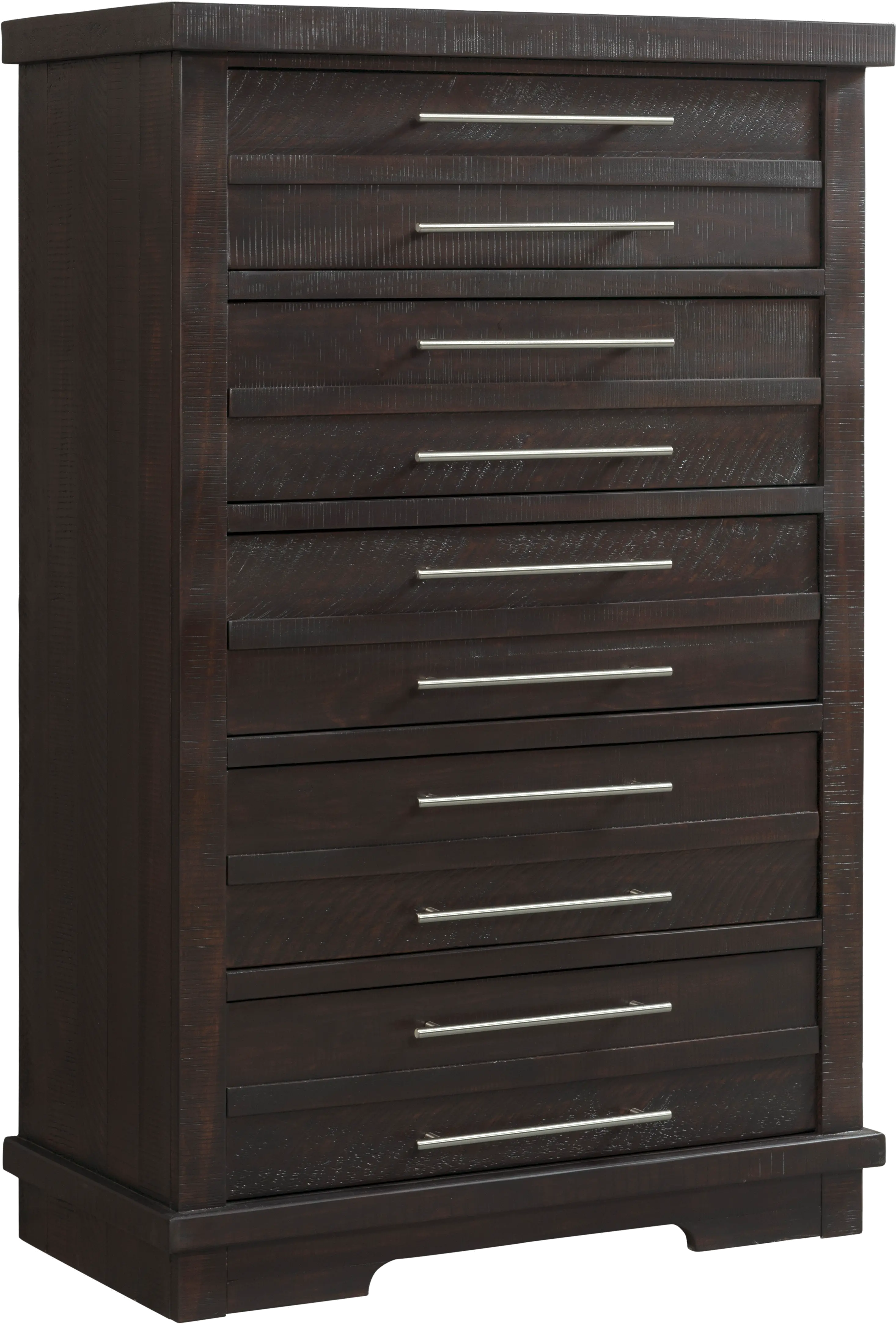 Waterfront Espresso Brown Chest of Drawers-1