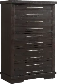Waterfront Espresso Brown Chest of Drawers