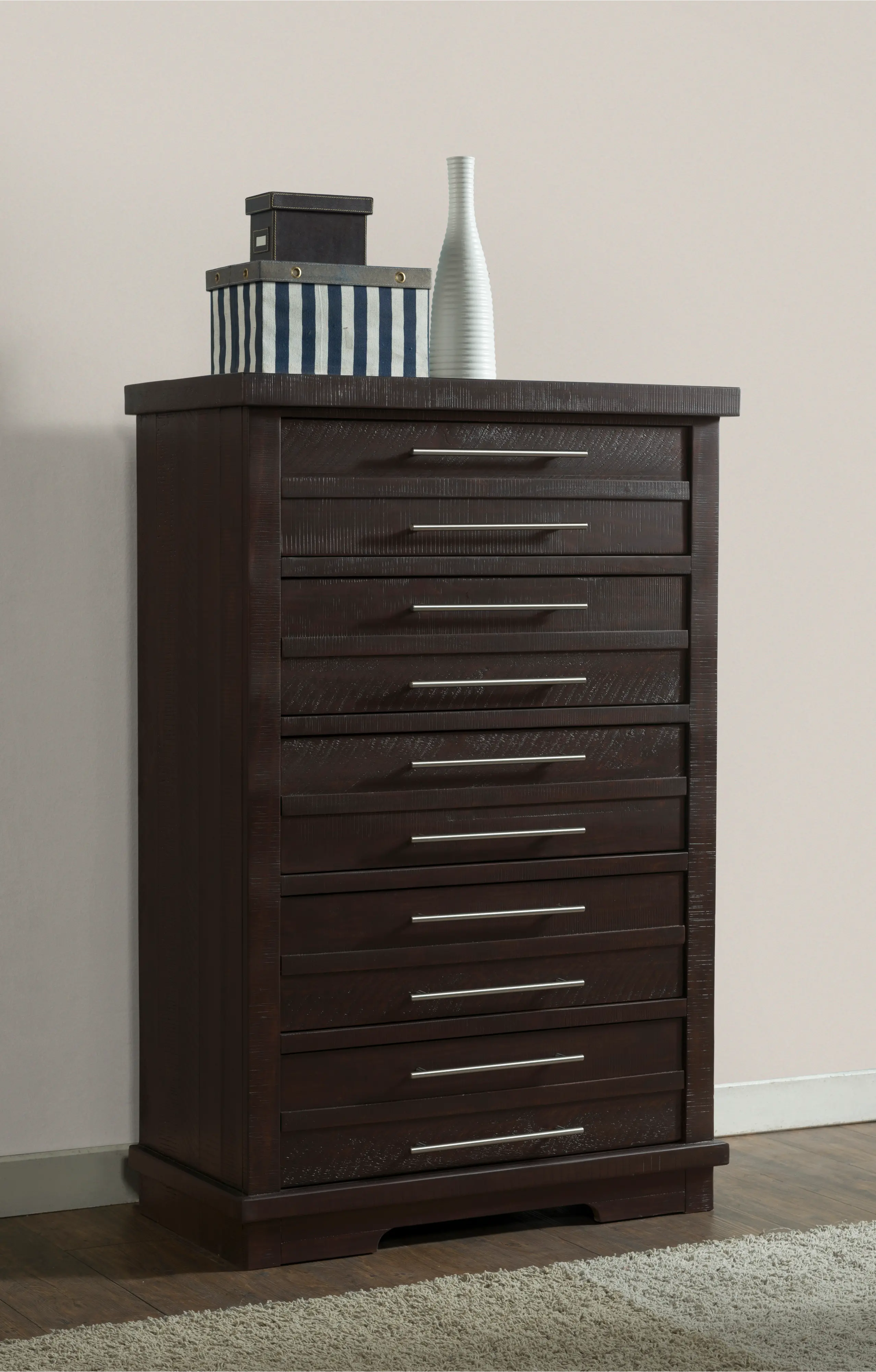 Waterfront Espresso Brown Chest of Drawers-2