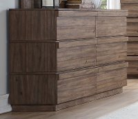 Modern Natural Acacia Dresser - Hayden
