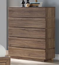 Modern Natural Acacia Chest of Drawers - Hayden