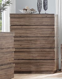 Modern Natural Acacia Chest of Drawers - Hayden-2