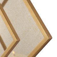 Assorted Antique Gold Leaf and Mirrored Candle Sconce-3