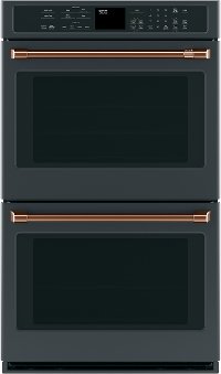 CXWD0H0PMCU Cafe Brushed Copper Bar Handle Kit for Double Wall Oven-3